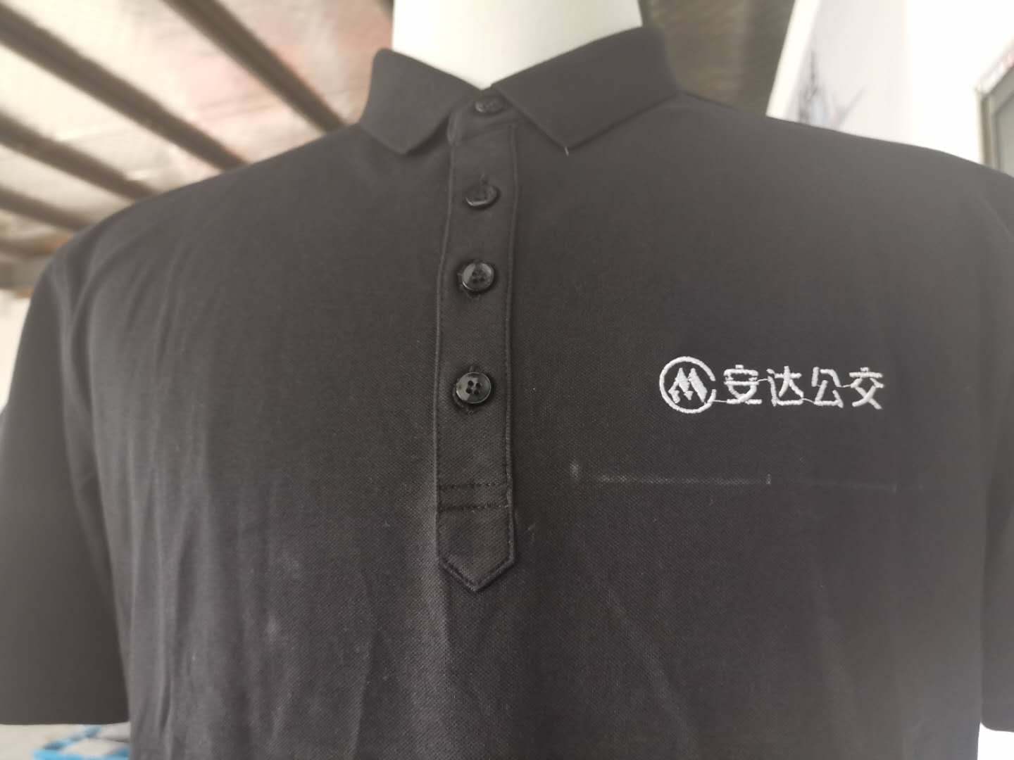 招商局漳州开发区安达公交工作服t恤衫定做款式