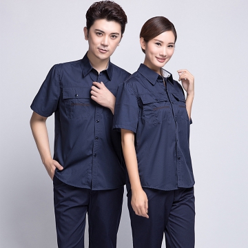银灰色夏季工作服AD10-4
