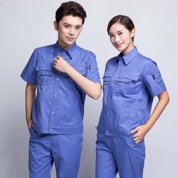 湖兰色工作服AD11-2