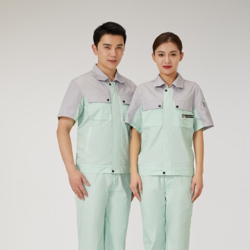 涤棉夏季工作服AD2205-2