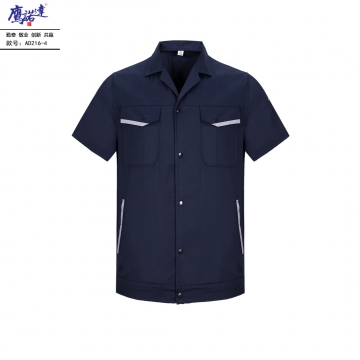 夏季短袖工作服AD216-4
