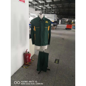 内蒙古食乐康食品厂车间工作服交付图片