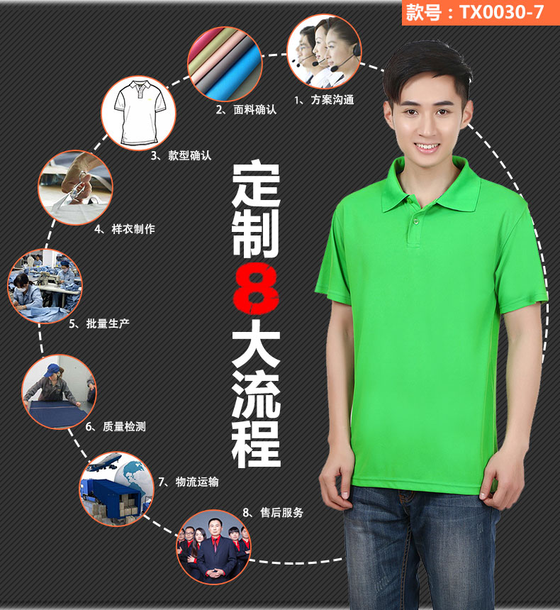 纯色速干polo杉TX0030(图7)