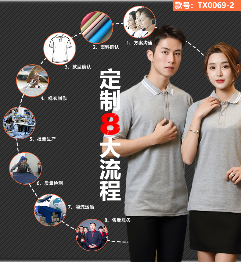 双条精梳棉T恤衫TX0069(图7)