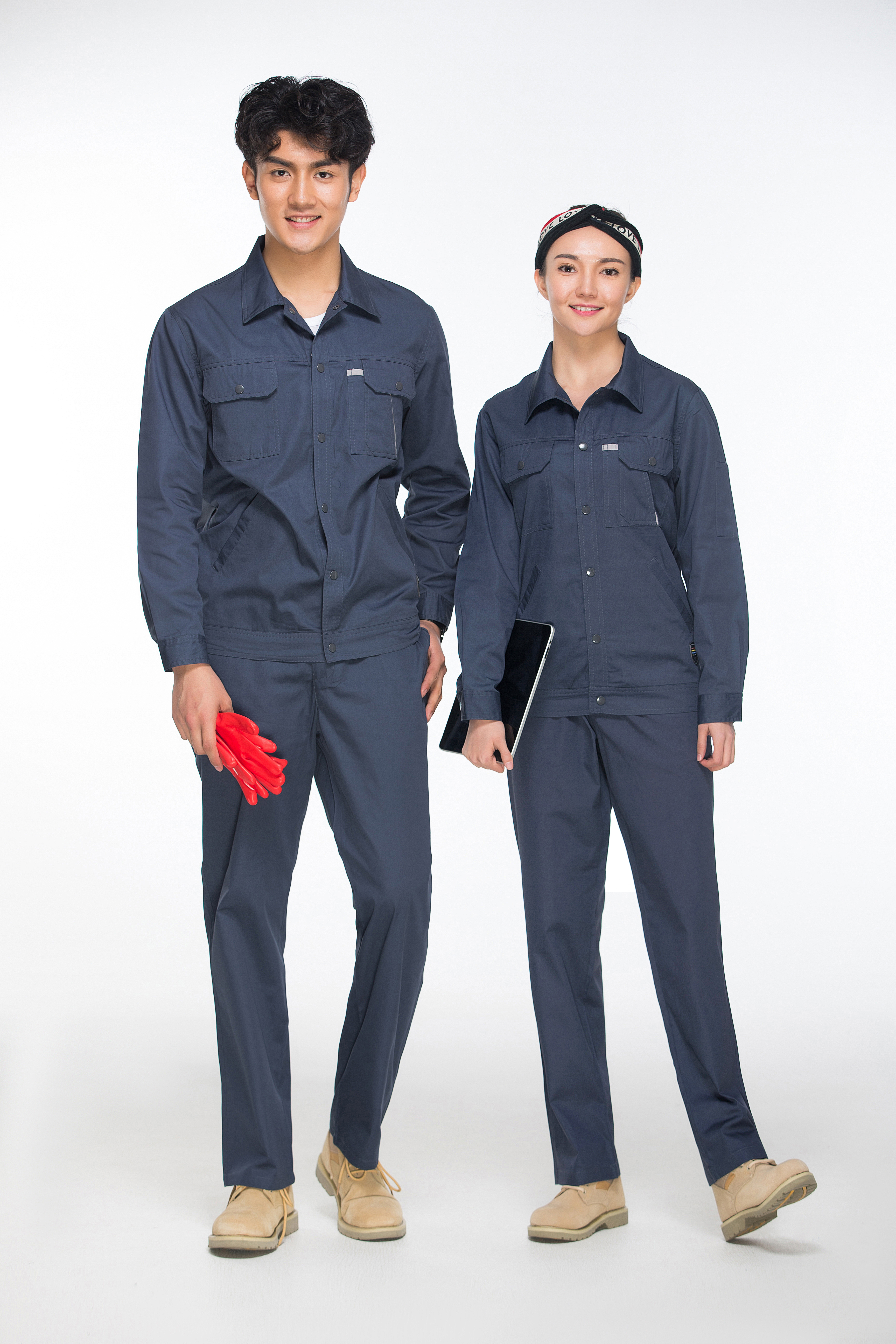 夏季长袖工作服