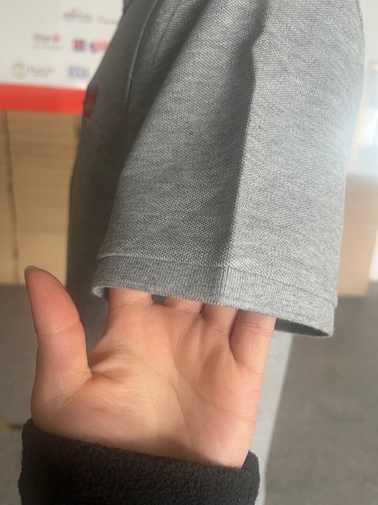 乐宝纺织灰色T恤衫(图3)